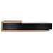 Extendable TV Entertainment Unit - Walnut - Black matt - image 2