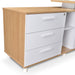 180cm Executive Office Desk With Left Return - Natural - image 2