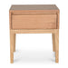 Showcasing Derata Bedside Table - Natural Oak ST2163-CN Bedside Table by Calibre Furniturs