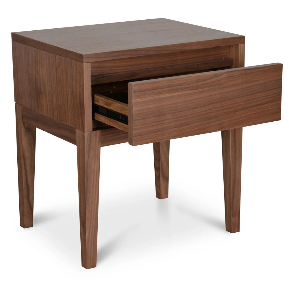 Showcasing Cosabela Bedside Table - Walnut ST2162-CN Bedside Table by Calibre Furniturs