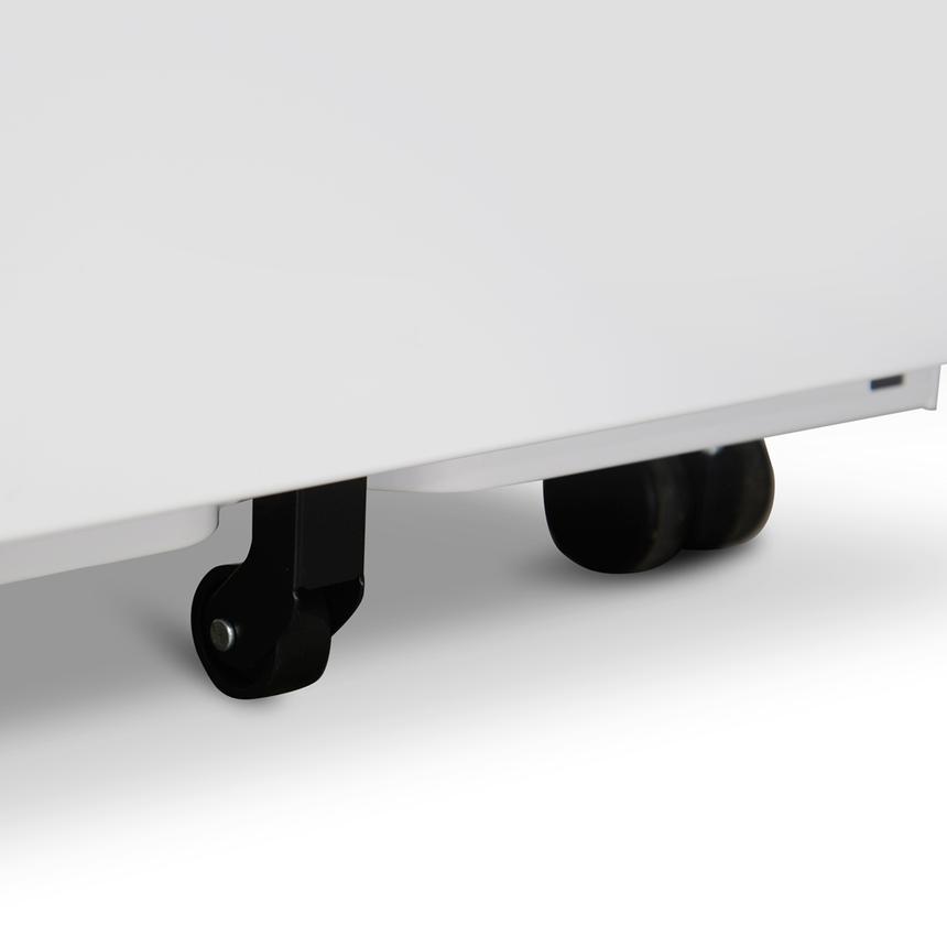 3 Drawers Mobile Pedestal - White