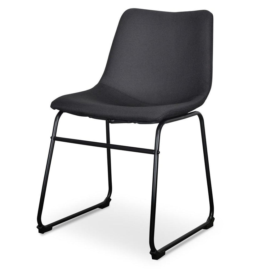 Dining Chair in Black (Set of 2)