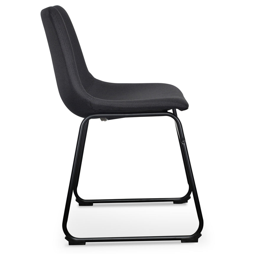 Dining Chair in Black (Set of 2)