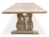 Elm Wood Dining Table 3m - Rustic Natural - image 4