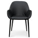 Showcasing Lokobela Dining chair - Black PU - Black Legs (Set of 2) DC2226-SDx2 Dining Chair by Calibre Furniturs