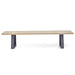 2m Reclaimed Elm Wood Bench - Natural - image 2