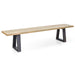 2m Reclaimed Elm Wood Bench - Natural - image 3