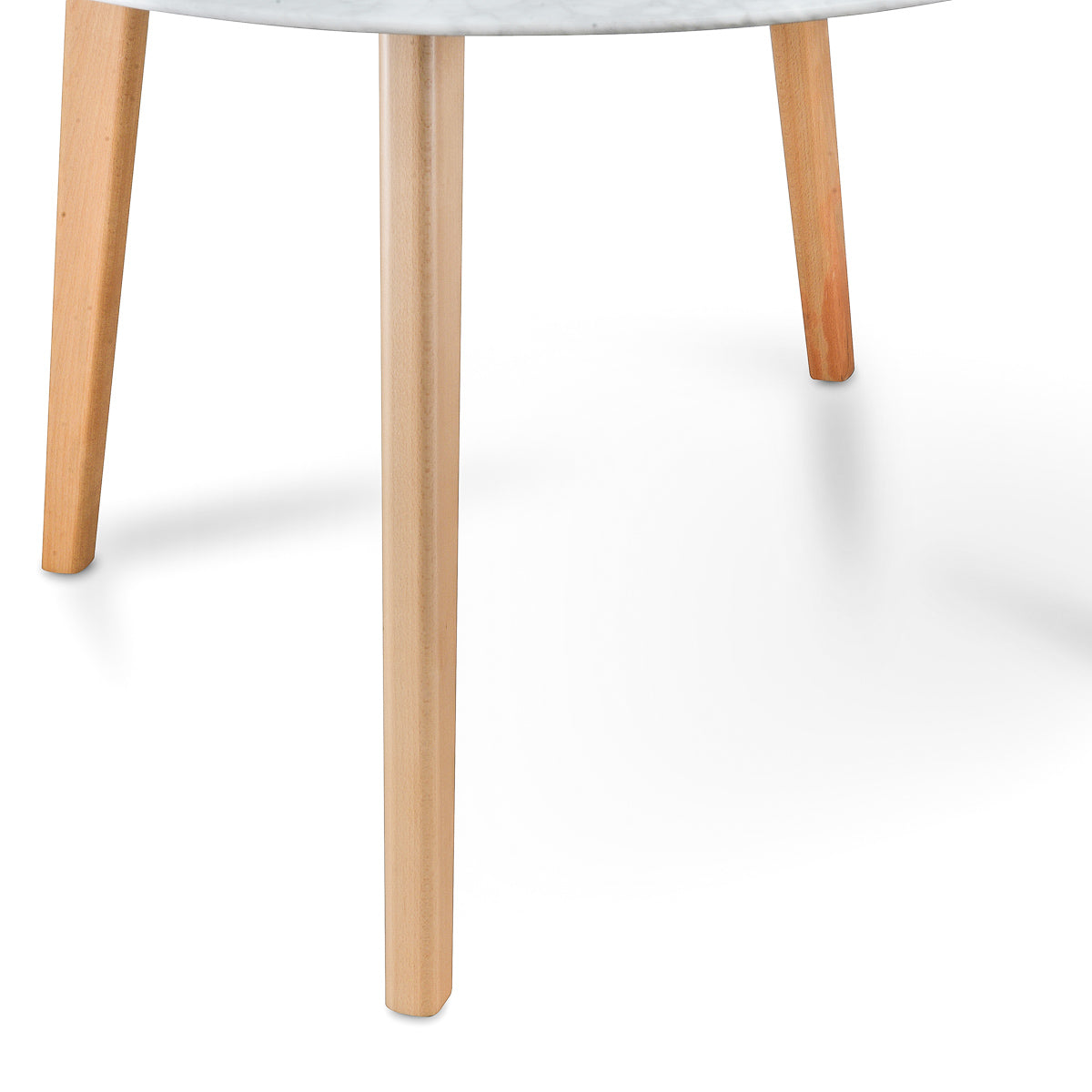 120cm Marble Dining Table - Natural Base - image 5