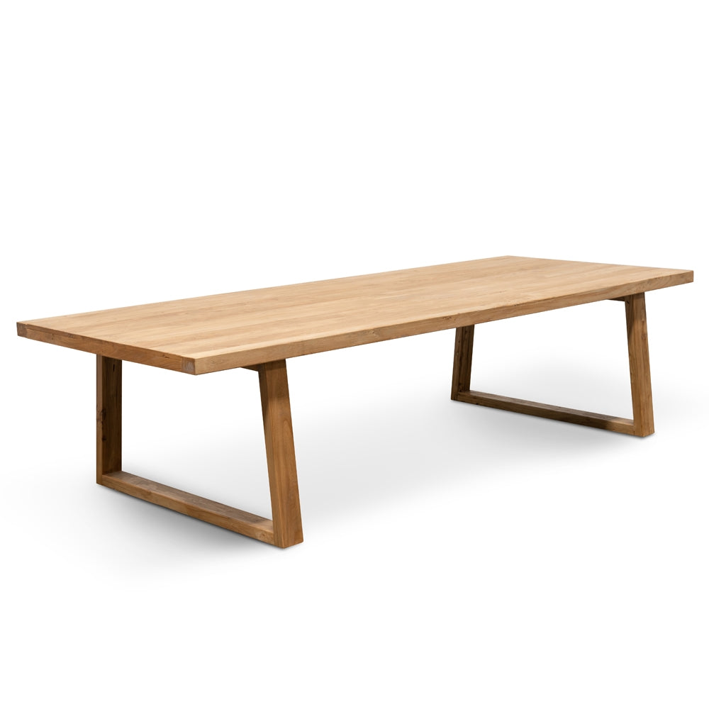 Reclaimed 3m Dining Table - Natural - image 3
