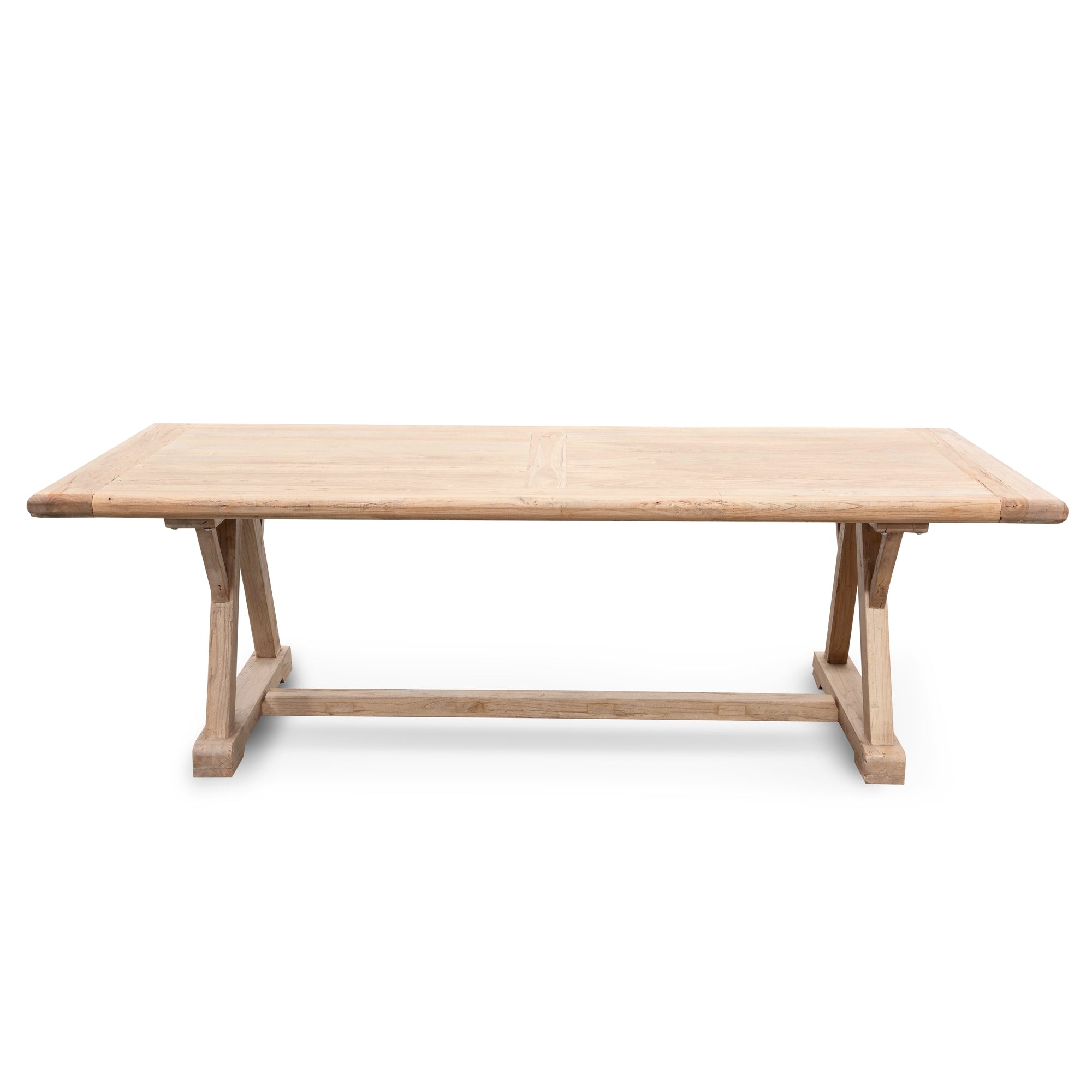 Reclaimed Elm Wood 2.4m Dining Table - image 2
