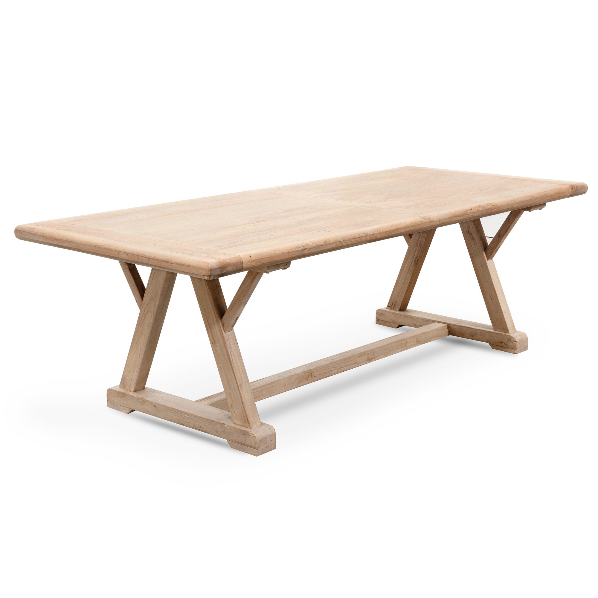 Reclaimed Elm Wood 2.4m Dining Table - image 3