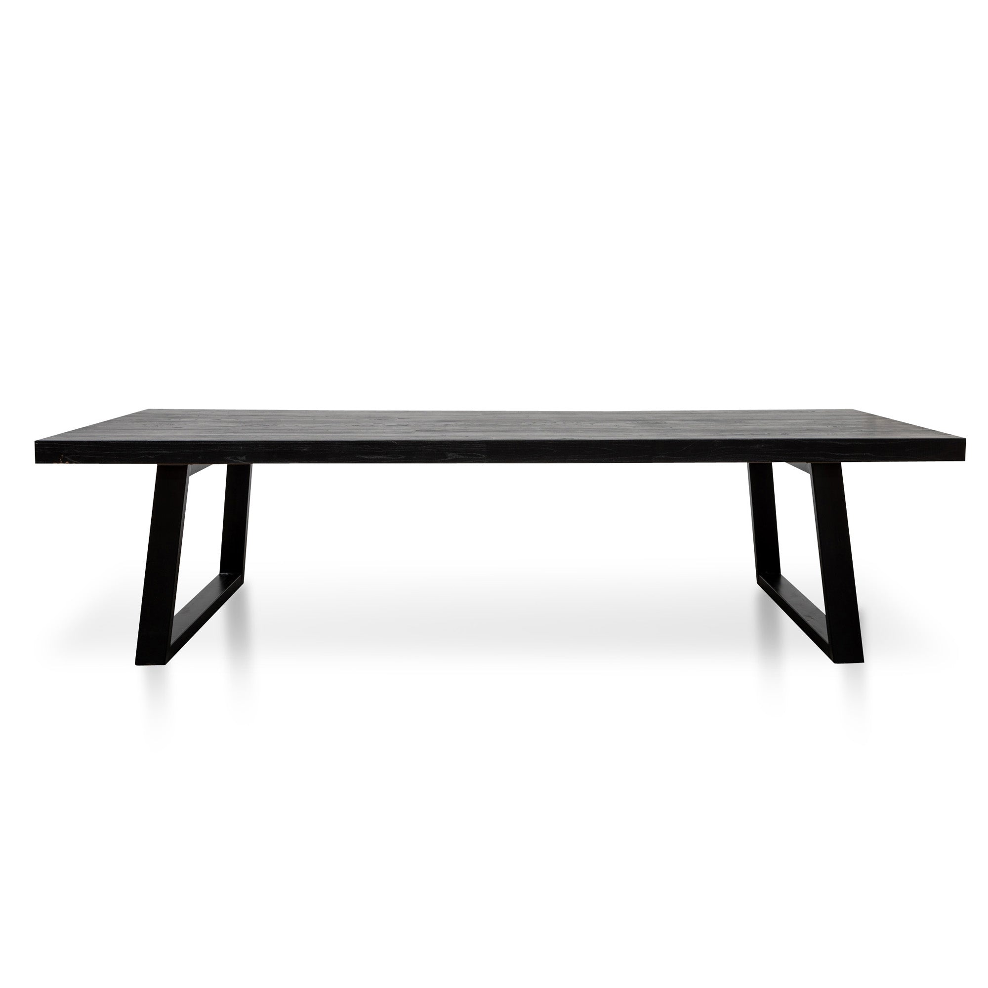 3m Reclaimed Dining Table - Full Black