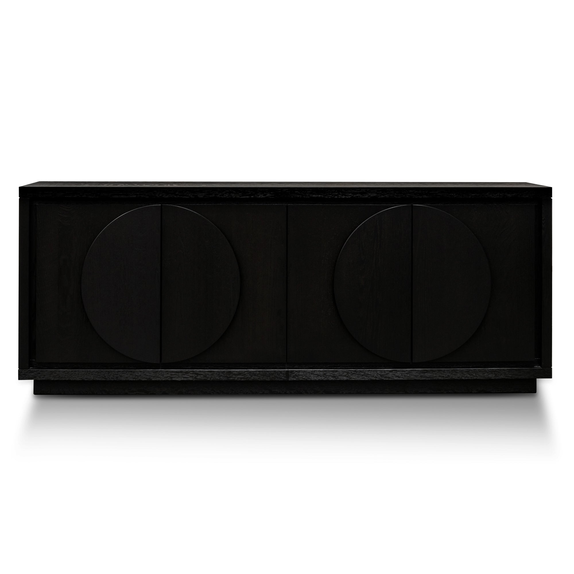 2m Buffet Unit - Textured Espresso Black - Bonnie