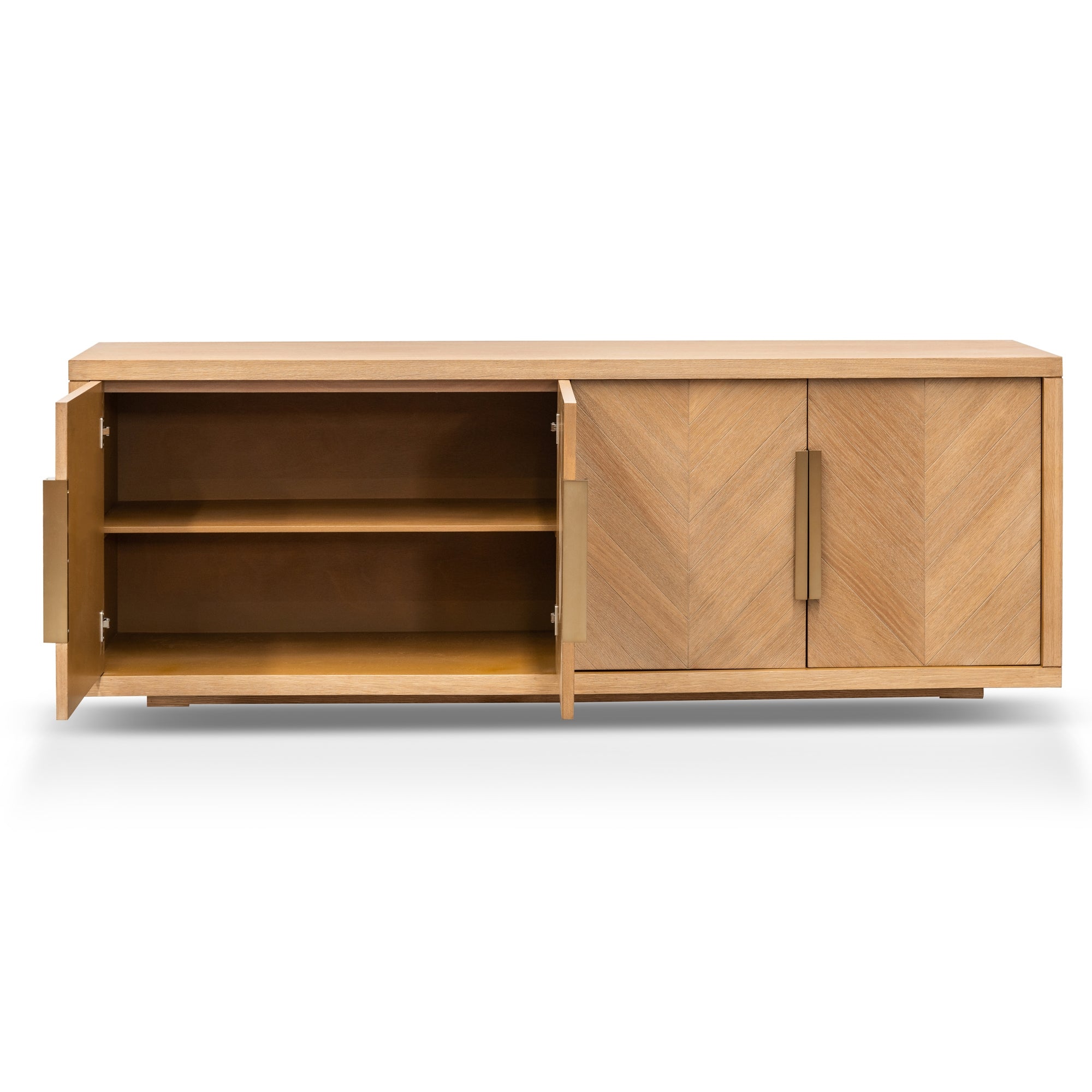 2m Buffet Unit - Dusty Oak - image 3