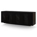2m Buffet Unit - Textured Espresso Black