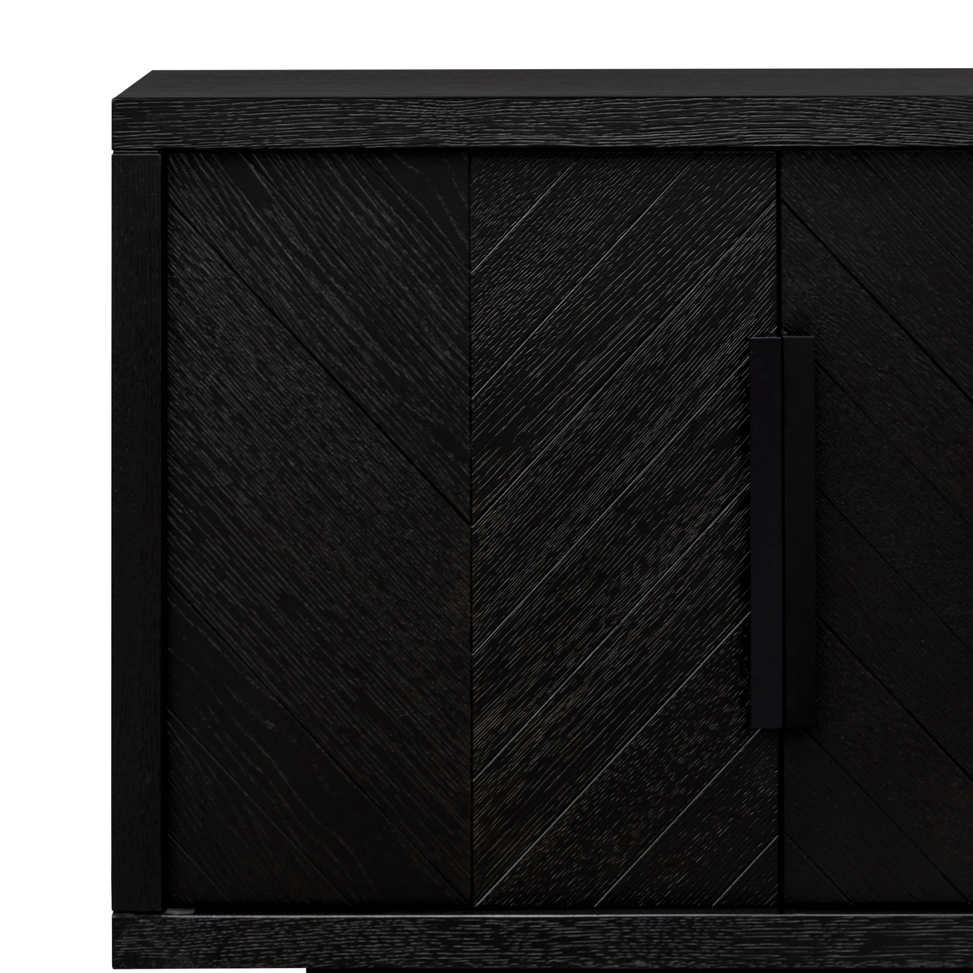 2m Buffet Unit - Textured Espresso Black - image 9
