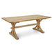 Reclaimed Elm Wood Dining Table 2m - Natural - image 2