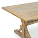 Reclaimed Elm Wood Dining Table 2m - Natural - image 4