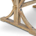 Reclaimed Elm Wood Dining Table 2m - Natural - image 8