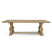 Wood Dining Table 2.4m - Rustic Natural - image 3