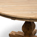 Round Dining Table 140cm - Rustic Natural - image 2