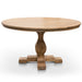 Round Dining Table 140cm - Rustic Natural - image 9
