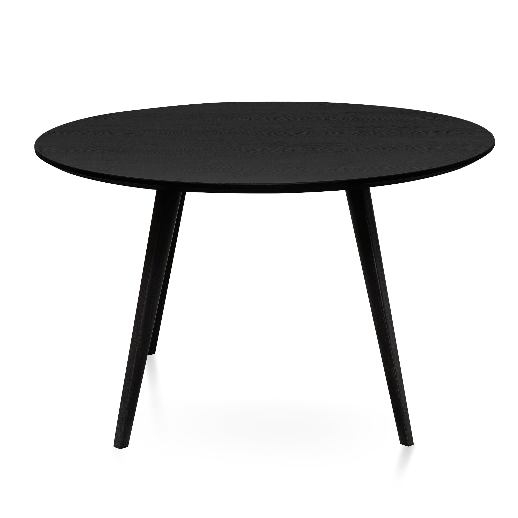 1.2m Veneer Wooden Dining Table - Full Black - image 3