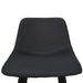 80cm Bar Stool in Black Fabric (Set of 2) - image 7