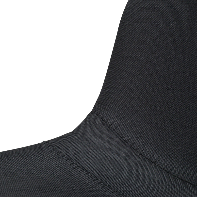 80cm Bar Stool in Black Fabric (Set of 2) - image 10