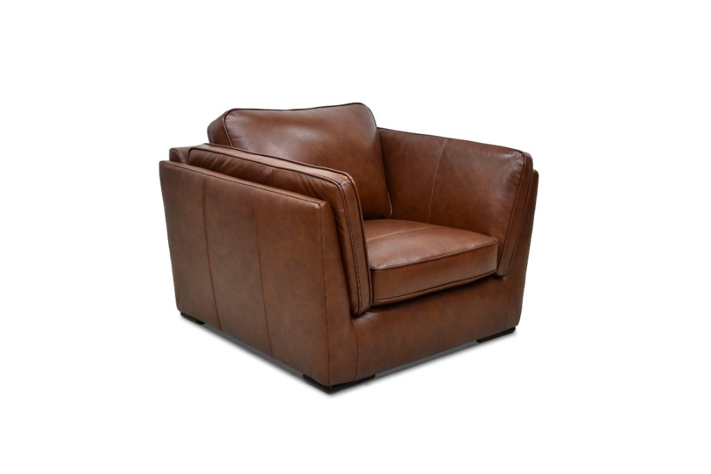 Kingsford Leather Armchair - Butterscotch
