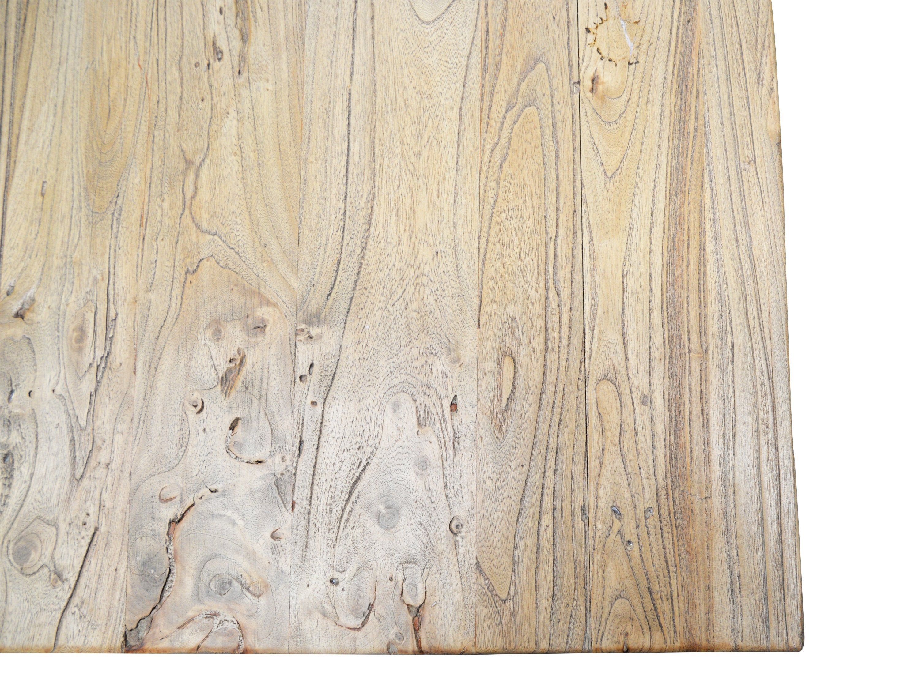 2.4m Reclaimed Elm Wood Dining Table - image 10