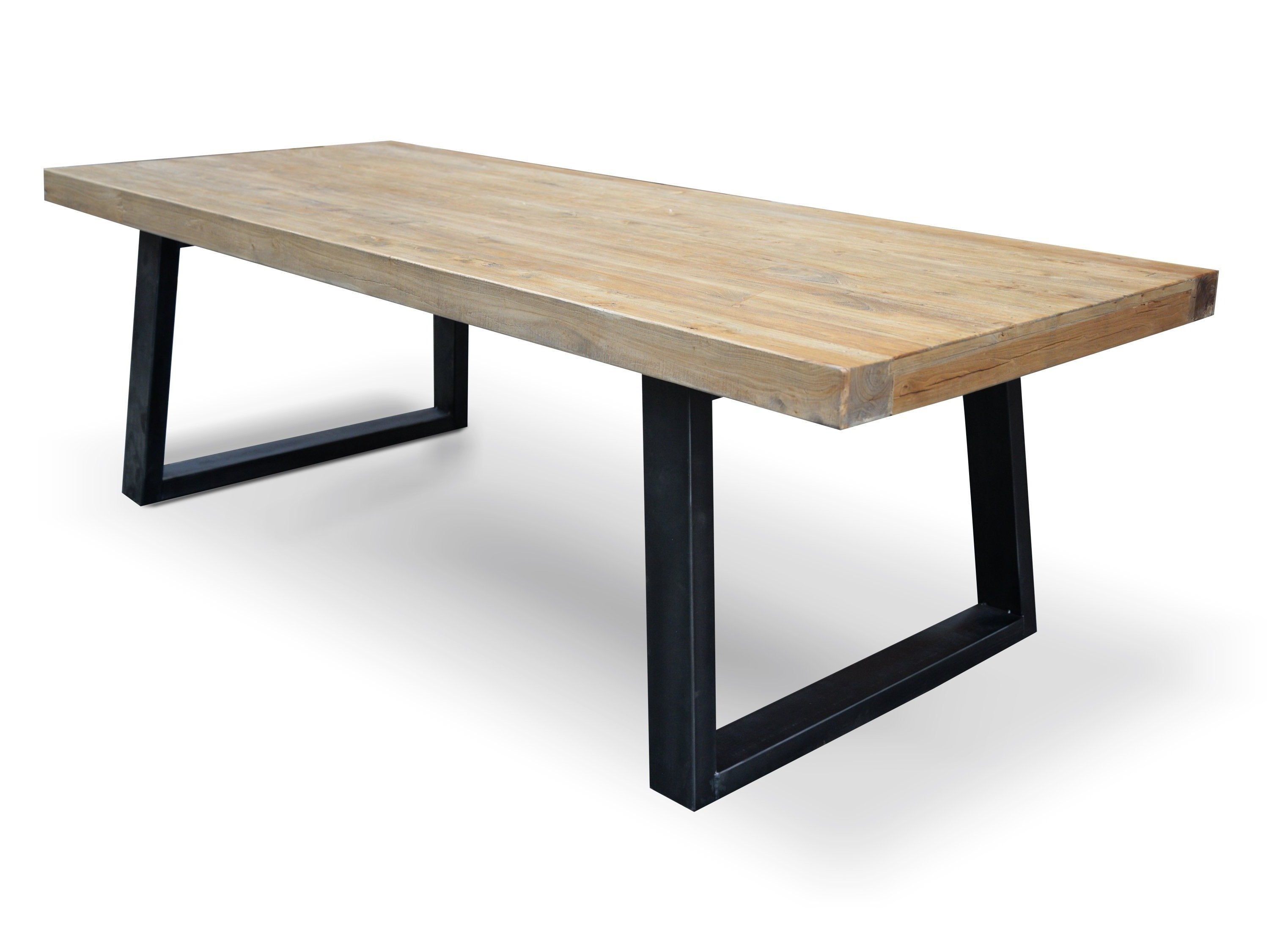 2.4m Reclaimed Elm Wood Dining Table