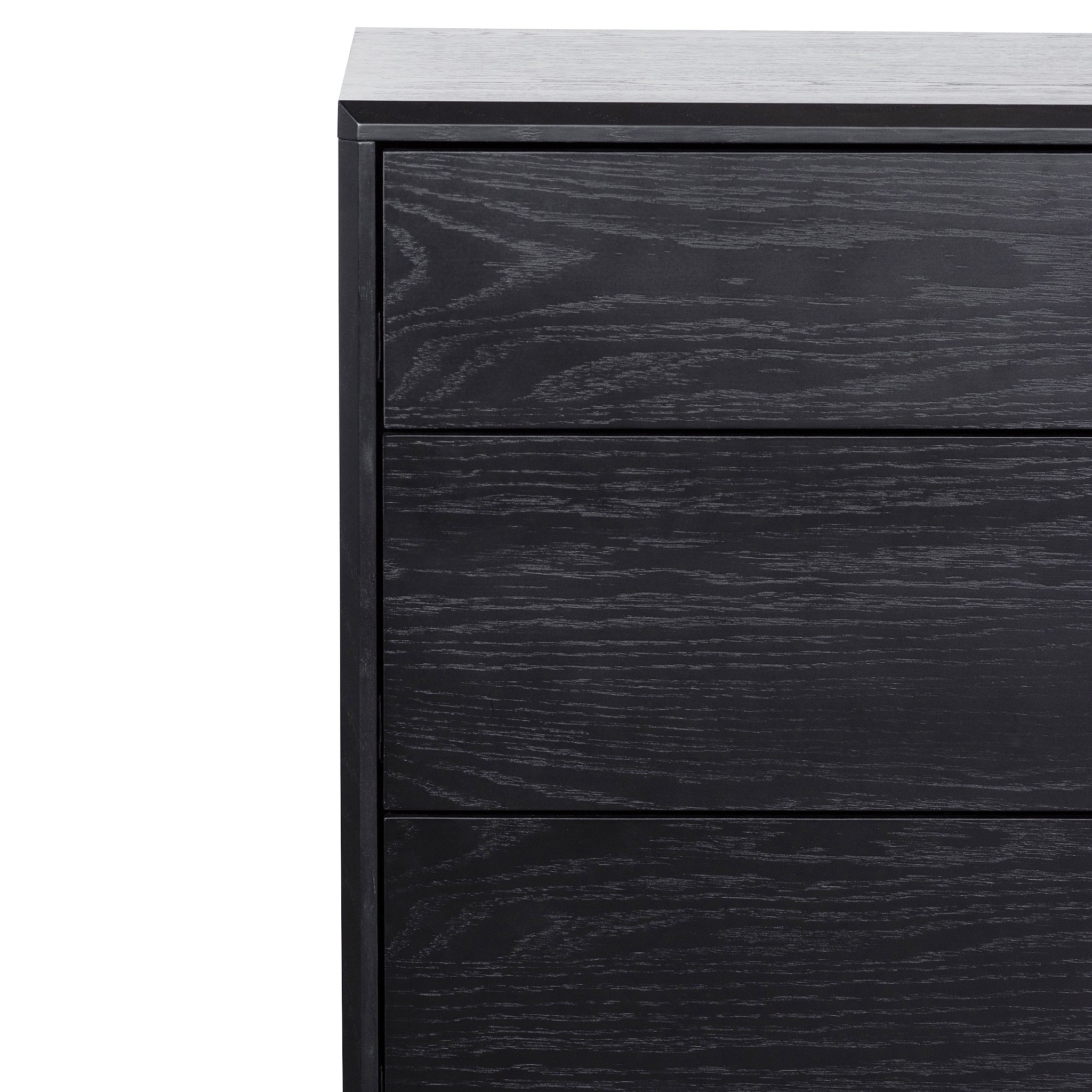 3 Drawers Dresser Unit - Black Oak - image 9