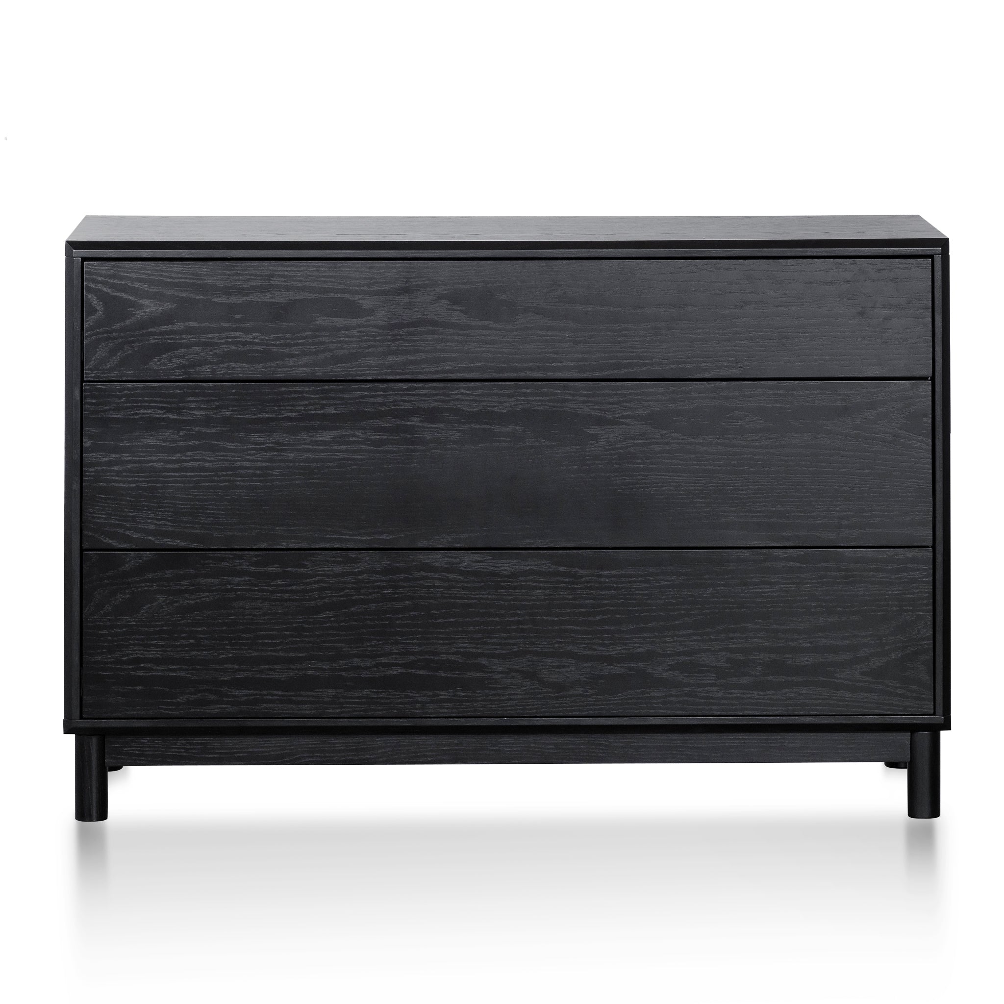 3 Drawers Dresser Unit - Black Oak - image 2