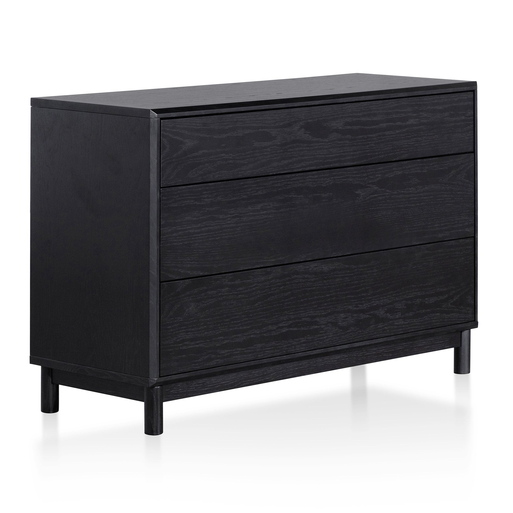 Eloise 3 Drawers Dresser Unit - Black Oak