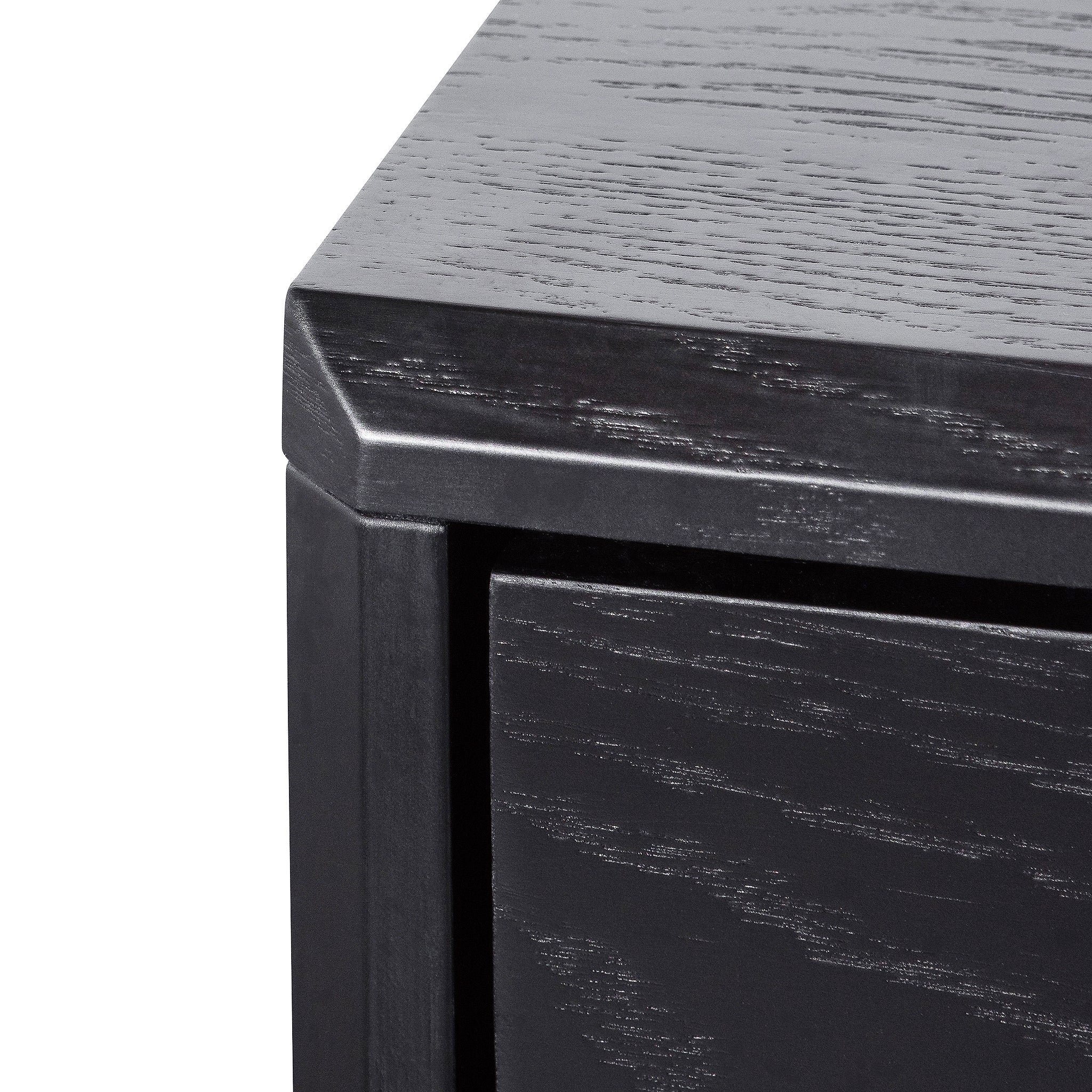 3 Drawers Dresser Unit - Black Oak - image 8