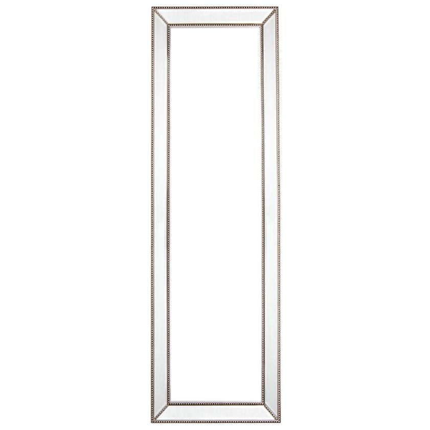 Zeta Cheval Mirror - Antique Silver