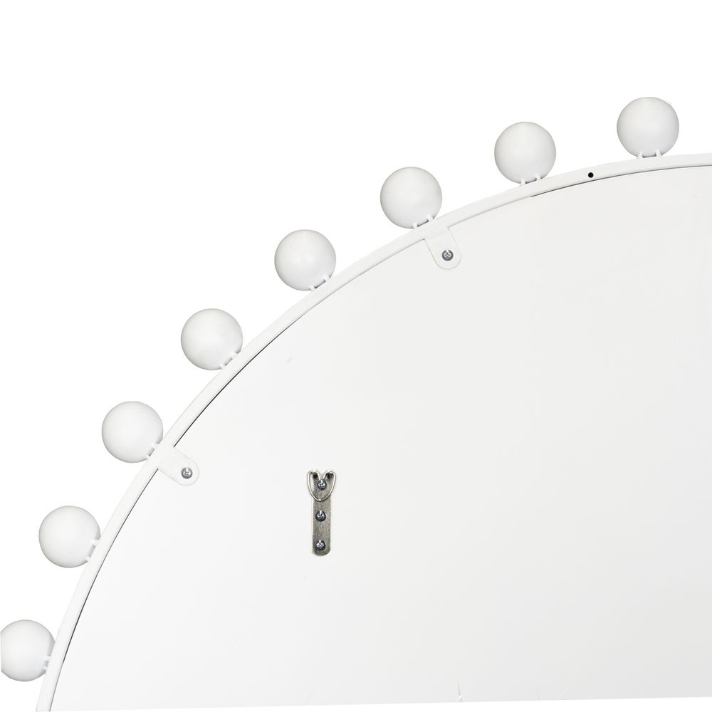 Birchgrove Round Wall Mirror - White