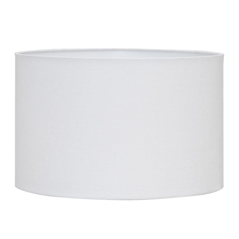 Larissa Drum Shade - Medium White
