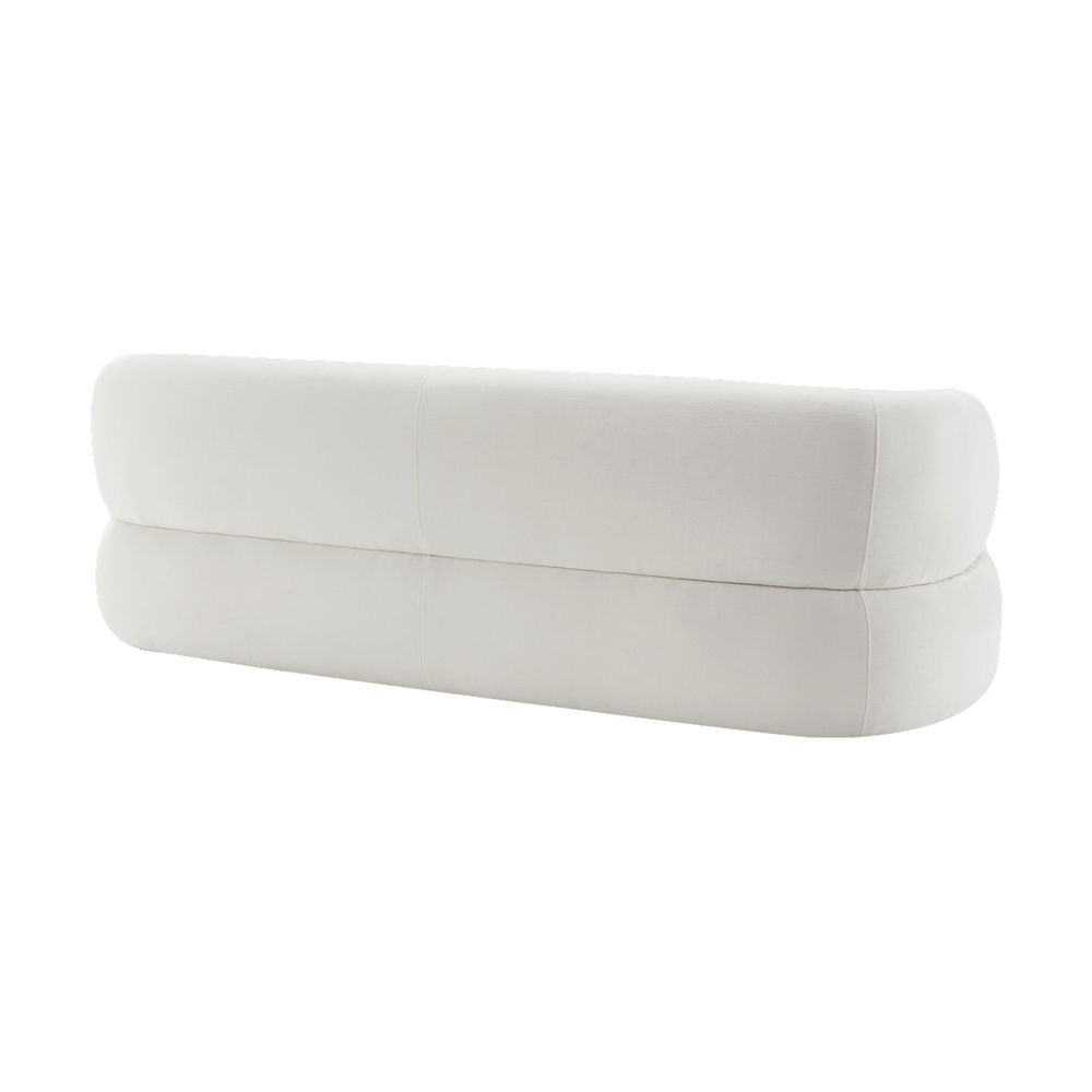 Greenwich 3 Seater Sofa - White Chenille