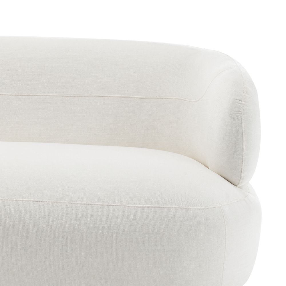 Greenwich 3 Seater Sofa - White Chenille