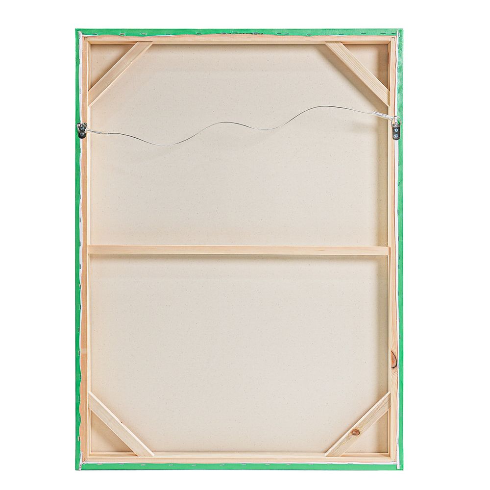 Green Budgie Enhanced Canvas Print