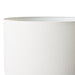 Mendoza Table Lamp - White w Off White Shade