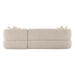 Greenwich Modular 3 Seater Sofa w Right Chaise - Natural Chenille