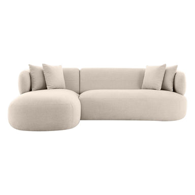 Greenwich Modular 3 Seater Sofa w Left Chaise - Natural Chenille