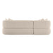 Greenwich Modular 3 Seater Sofa w Left Chaise - Natural Chenille