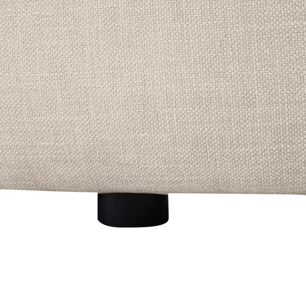 Greenwich Modular 3 Seater Sofa w Left Chaise - Natural Chenille