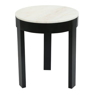 Oliver Marble Side Table - Large Black