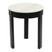 Oliver Marble Side Table - Large Black