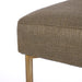Leon Kitchen Stool - Chocolate Linen